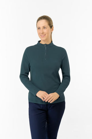 Iris Super Soft Fleece Quarter Zip - Teal Ink