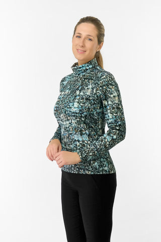 Amy Soft Roll Neck Jumper - Gilded Aspen