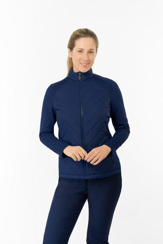 Jessica Stretch Panel Jacket - Navy