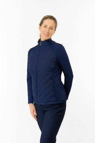 Jessica Stretch Panel Jacket - Navy