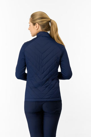 Jessica Stretch Panel Jacket - Navy