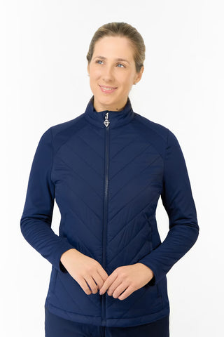 Jessica Stretch Panel Jacket - Navy