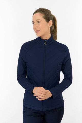 NSCO- Jessica Stretch Panel Jacket - Navy
