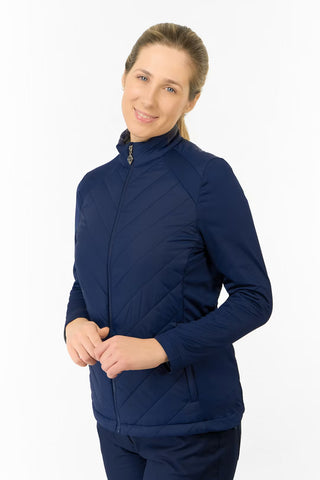 Jessica Stretch Panel Jacket - Navy