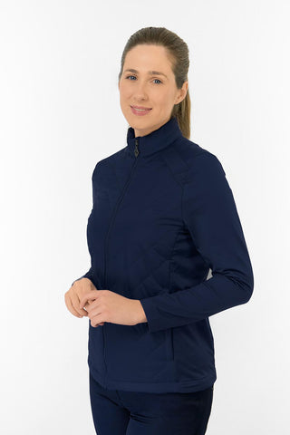 NSCO- Jessica Stretch Panel Jacket - Navy