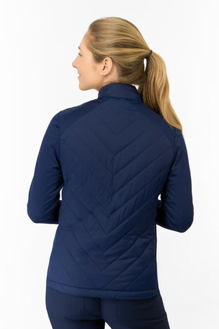 Jessica Stretch Panel Jacket - Navy