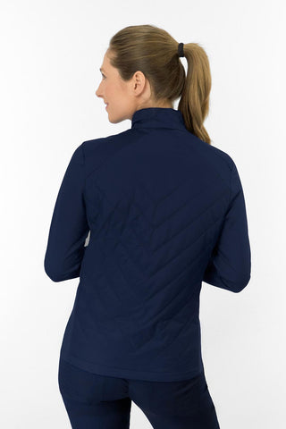 NSCO- Jessica Stretch Panel Jacket - Navy