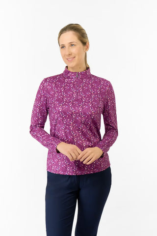 Arusha Long Sleeve Mid Layer - Morello Orchard