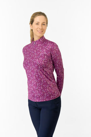Arusha Long Sleeve Mid Layer - Morello Orchard