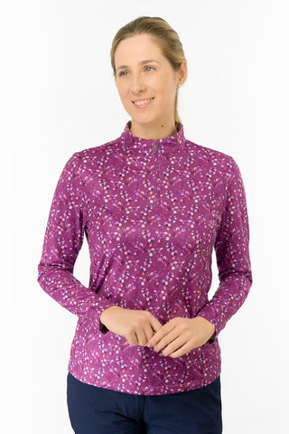 Arusha Long Sleeve Mid Layer - Morello Orchard
