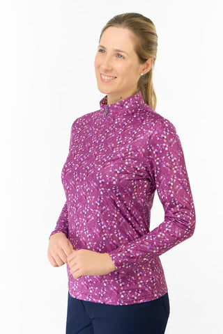 Arusha Long Sleeve Mid Layer - Morello Orchard