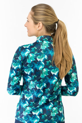 Arusha Long Sleeve Mid Layer - Leaf Lagoon