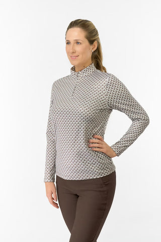 Arusha Long Sleeve Mid Layer - Espresso Martee-Ni