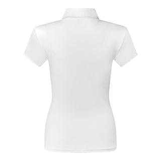 Cove Ladies Cap Sleeve Polo Shirt - White