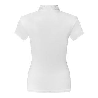 Pure Golf Olivia Ladies Cap Sleeve Polo Shirt - White