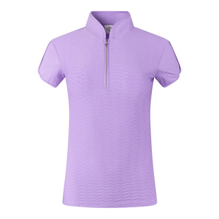 River Cap Sleeve Ladies Golf Polo Shirt - Lilac