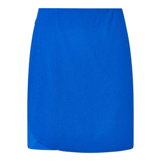 Ava-Jacquard Pull-On Ladies Golf Skort - Royal Blue
