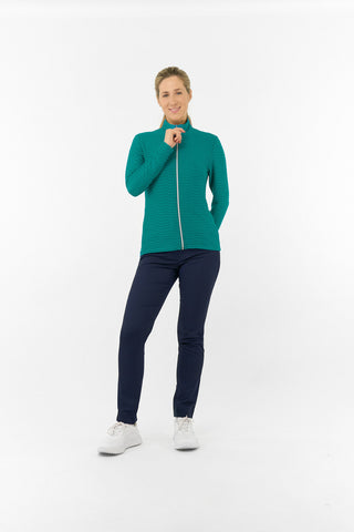 Poppy PWP Textured Ladies Golf Jacket - Teal
