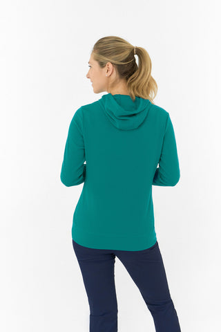 Priya Lightweight Summer Golf Hoodie - Teal