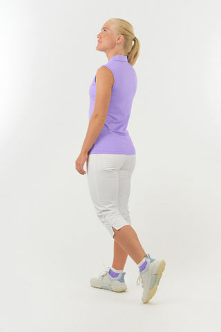 Thrive2 Sleeveless Ladies Golf Polo Shirt - Lilac