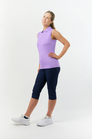 Thrive2 Sleeveless Ladies Golf Polo Shirt - Lilac