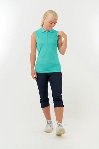 Thrive2 Sleeveless Ladies Golf Polo Shirt - Ocean