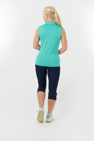 Thrive2 Sleeveless Ladies Golf Polo Shirt - Ocean