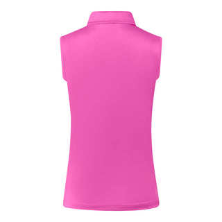 Thrive Ladies Sleeveless Golf Polo Shirts - Azalea Pink