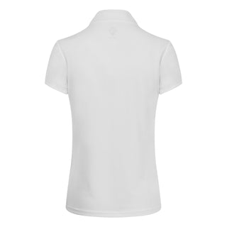 Bloom Ladies Cap Sleeve Polo Shirt - White