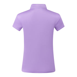 Thrive Cap Sleeve Women's Golf Polo Shirt - Lilac