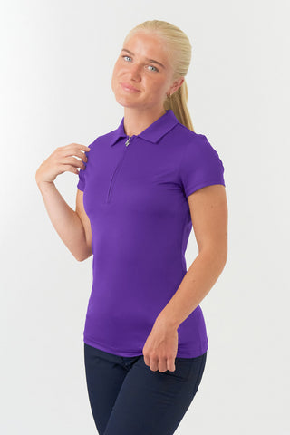 Thrive2 Short Sleeve Ladies Golf Polo Shirt - Purple