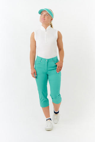 Trust2 Ladies Capri Golf Shorts - Ocean