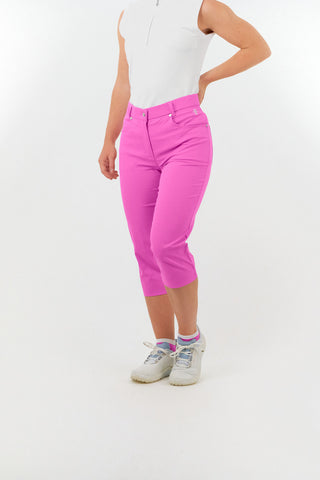 Trust2 Ladies Capri Golf Shorts - Azalea Pink