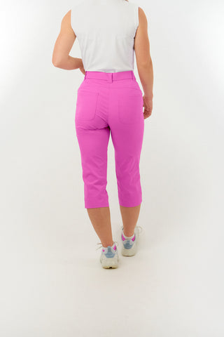 Trust2 Ladies Capri Golf Shorts - Azalea Pink