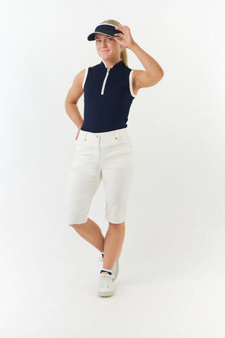 Trust2 Bermuda Ladies Golf Shorts - White