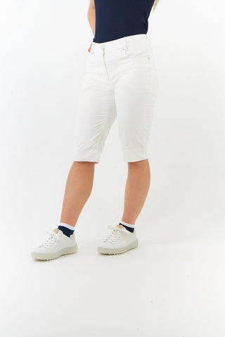 Trust2 Bermuda Ladies Golf Shorts - White