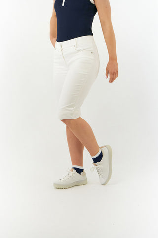 Trust2 Bermuda Ladies Golf Shorts - White