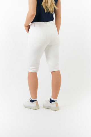 Trust2 Bermuda Ladies Golf Shorts - White