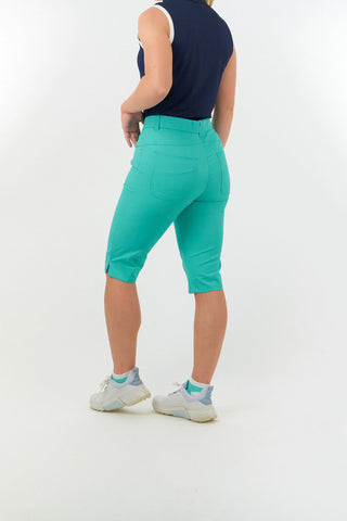 Bermuda Ladies Golf Shorts - Ocean Blue