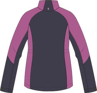 Julie Waterproof Golf Jacket - Navy & Pink