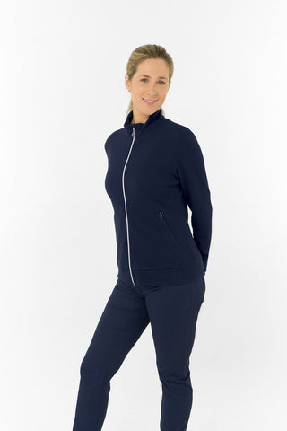 Priya Ladies Summer Golf Jacket - Navy