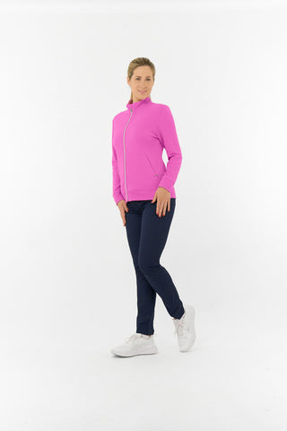 Priya Ladies Summer Golf Jacket - Azalea Pink