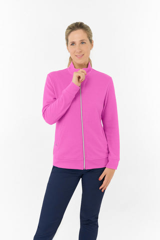 Priya Ladies Summer Golf Jacket - Azalea Pink