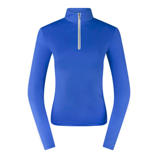 Pure Golf Ladies Tranquillity Mid Quarter Zip Polo - Royal Blue