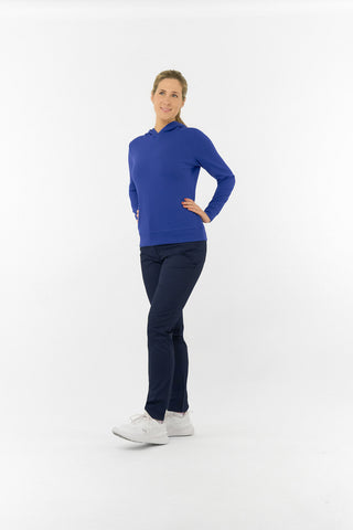 Priya Lightweight Summer Golf Hoodie - Yale Navy