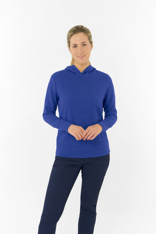 Priya Lightweight Summer Golf Hoodie - Yale Navy