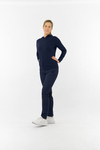 Priya Lightweight Summer Golf Hoodie - Navy
