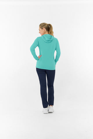 Priya Lightweight Summer Golf Hoodie - Ocean