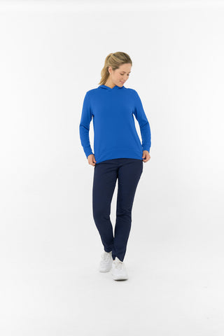Priya Lightweight Summer Golf Hoodie - Royal Blue