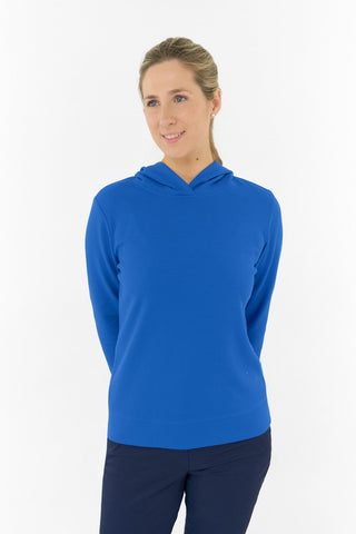 Priya Lightweight Summer Golf Hoodie - Royal Blue